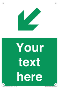 SB10626: Custom Safe condition: Green Down left right arrow