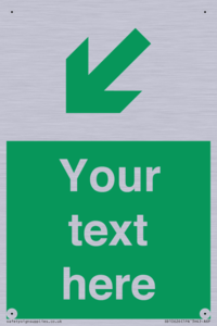 SB10626: Custom Safe condition: Green Down left right arrow