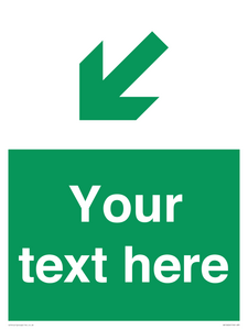 SB10626: Custom Safe condition: Green Down left right arrow