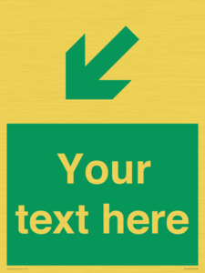 SB10626: Custom Safe condition: Green Down left right arrow