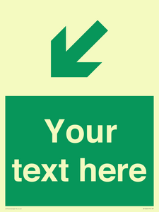 SB10626: Custom Safe condition: Green Down left right arrow