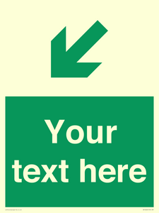 SB10626: Custom Safe condition: Green Down left right arrow