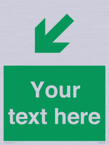 SB10626: Custom Safe condition: Green Down left right arrow