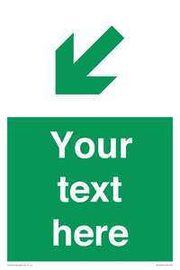 SB10626: Custom Safe condition: Green Down left right arrow
