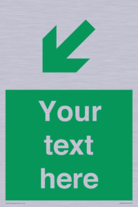 SB10626: Custom Safe condition: Green Down left right arrow