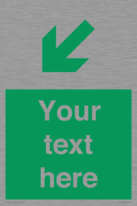 SB10626: Custom Safe condition: Green Down left right arrow