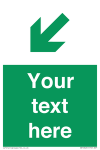 SB10626: Custom Safe condition: Green Down left right arrow