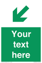 SB10626: Custom Safe condition: Green Down left right arrow