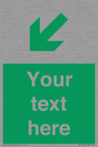 SB10626: Custom Safe condition: Green Down left right arrow