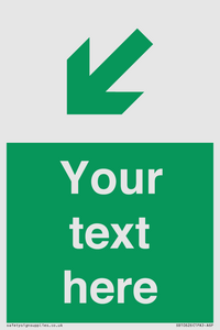 SB10626: Custom Safe condition: Green Down left right arrow