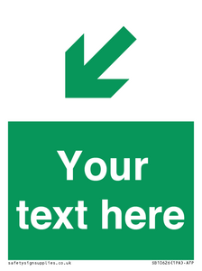 SB10626: Custom Safe condition: Green Down left right arrow