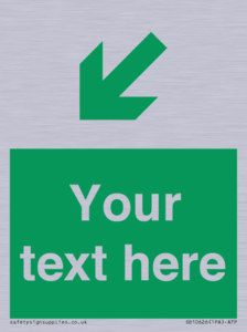 SB10626: Custom Safe condition: Green Down left right arrow
