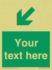 SB10626: Custom Safe condition: Green Down left right arrow