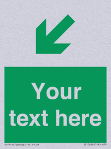 SB10626: Custom Safe condition: Green Down left right arrow