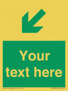 SB10626: Custom Safe condition: Green Down left right arrow