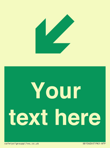 SB10626: Custom Safe condition: Green Down left right arrow