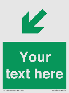 SB10626: Custom Safe condition: Green Down left right arrow