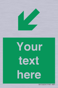 SB10626: Custom Safe condition: Green Down left right arrow