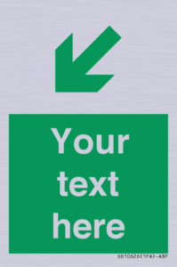 SB10626: Custom Safe condition: Green Down left right arrow