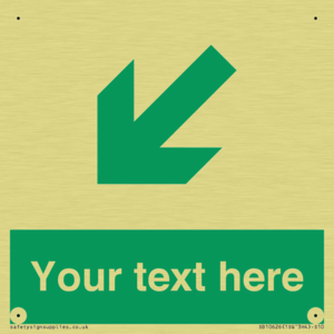 SB10626: Custom Safe condition: Green Down left right arrow