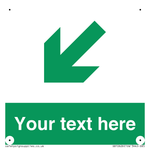 SB10626: Custom Safe condition: Green Down left right arrow