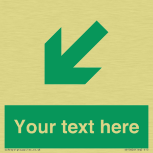 SB10626: Custom Safe condition: Green Down left right arrow