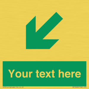 SB10626: Custom Safe condition: Green Down left right arrow