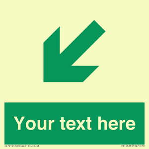 SB10626: Custom Safe condition: Green Down left right arrow