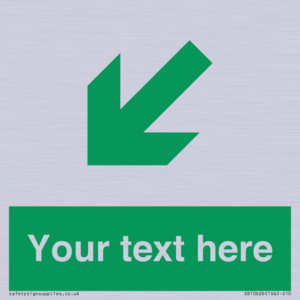 SB10626: Custom Safe condition: Green Down left right arrow