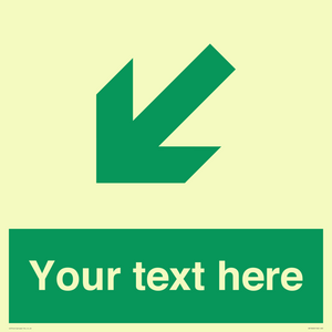 SB10626: Custom Safe condition: Green Down left right arrow