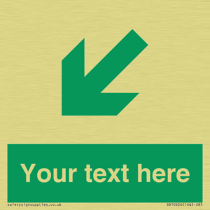 SB10626: Custom Safe condition: Green Down left right arrow