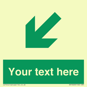 SB10626: Custom Safe condition: Green Down left right arrow