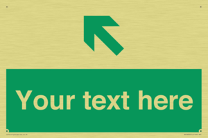 SB10630: Custom Safe condition: Green Up left arrow