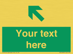 SB10630: Custom Safe condition: Green Up left arrow