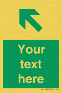 SB10630: Custom Safe condition: Green Up left arrow