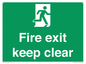 SB14454: Fire exit keep clear