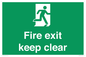 SB14454: Fire exit keep clear