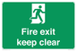 SB14454: Fire exit keep clear