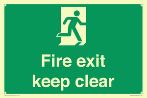 SB14454: Fire exit keep clear