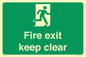 SB14454: Fire exit keep clear