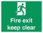 SB14454: Fire exit keep clear