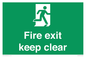 SB14454: Fire exit keep clear