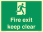 SB14454: Fire exit keep clear