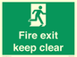 SB14454: Fire exit keep clear