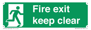 SB14454: Fire exit keep clear