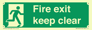 SB14454: Fire exit keep clear