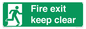 SB14454: Fire exit keep clear