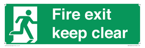 SB14454: Fire exit keep clear