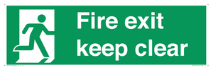 SB14454: Fire exit keep clear