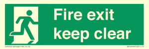 SB14454: Fire exit keep clear